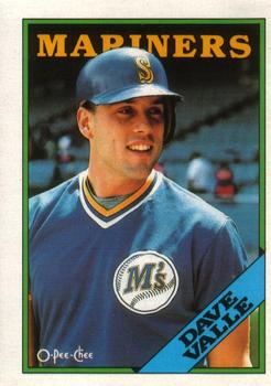 1988 O-Pee-Chee Baseball Cards 083      Dave Valle